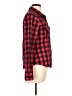 Yanuk Plaid Red Long Sleeve Button-Down Shirt Size L - photo 4