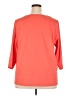 Susan Graver Orange 3/4 Sleeve Top Size XXL - photo 2