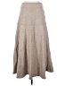OGL Solid Tan Gray Casual Skirt Size XS - photo 1