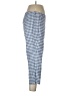 J.Jill Checkered-gingham Blue Linen Pants Size Lg Petite - photo 4