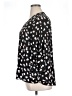 PREMISE 100% Polyester Polka Dots Black 3/4 Sleeve Blouse Size 1X - photo 5