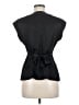 Liquid 100% Silk Black Sleeveless Silk Top Size 8 - photo 2