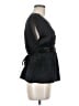 Liquid 100% Silk Black Sleeveless Silk Top Size 8 - photo 4