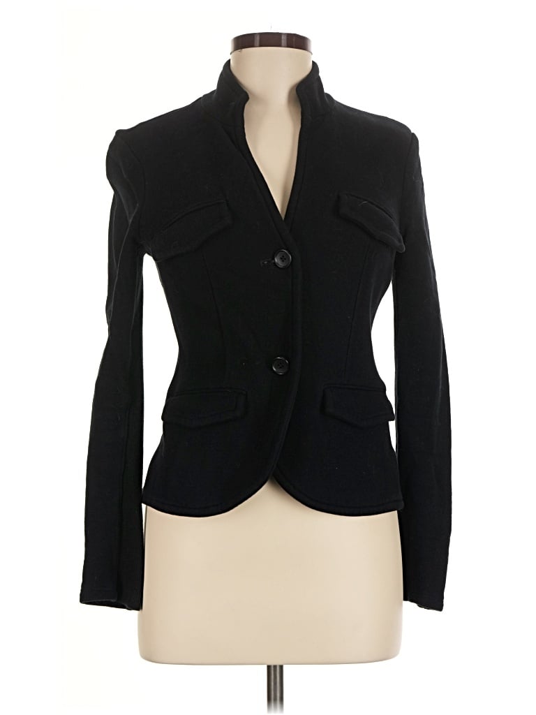 Pre-owned James Perse Blazer Jacket In Black