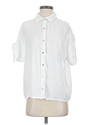 Michael Stars 3/4 Sleeve Button-Down Shirt (view 1)