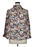 2 Hearts Floral Silver 3/4 Sleeve Blouse Size XL - photo 1