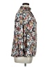 2 Hearts Floral Silver 3/4 Sleeve Blouse Size XL - photo 4