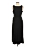 Isabel Solid Black Casual Dress Size M - photo 2