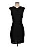 David Meister Solid Black Cocktail Dress Size 4 - photo 1