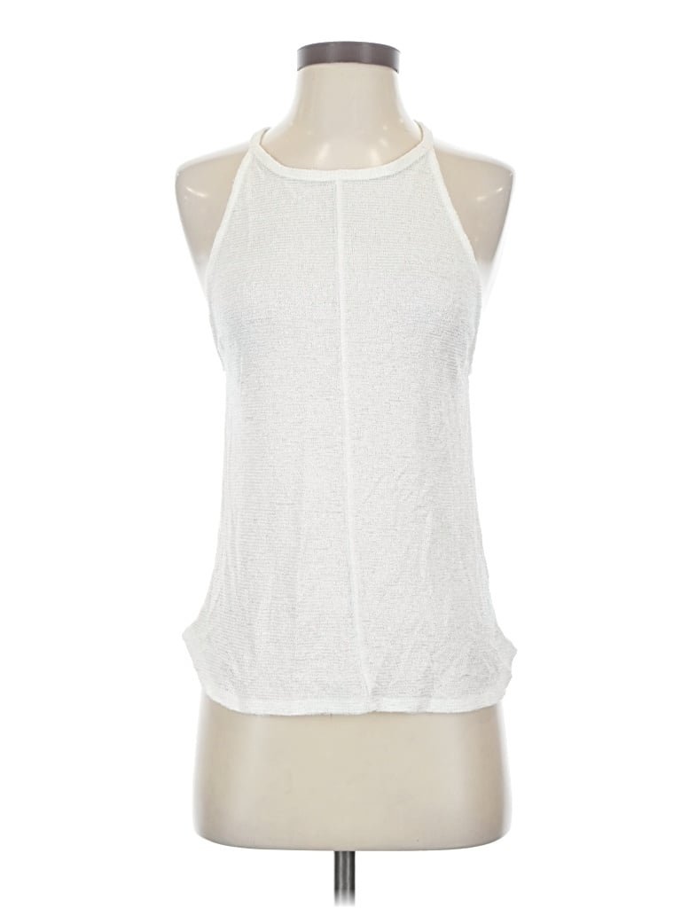 Pre-owned 7 For All Mankind Sleeveless Blouse In White
