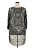 Roz & Ali 100% Polyester Gray Casual Dress Size 2X - photo 2