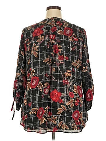 Roz & Ali 3/4 Sleeve Blouse (view 2)