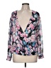 Decree 100% Polyester Black 3/4 Sleeve Blouse Size M - photo 1