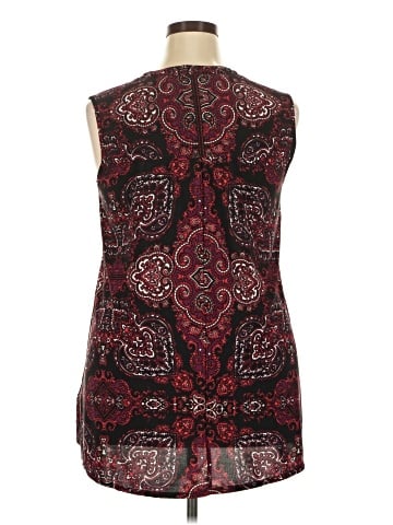Roz & Ali Sleeveless Blouse (view 2)