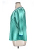 L.L.Bean Stripes Teal 3/4 Sleeve T-Shirt Size XL - photo 5