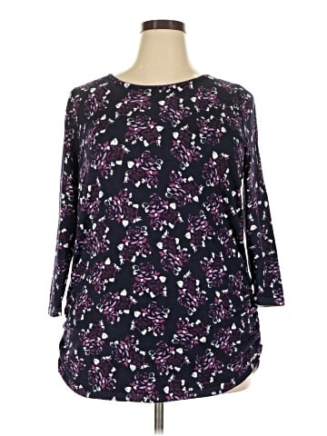 Lane Bryant Outlet 3/4 Sleeve Blouse (view 1)