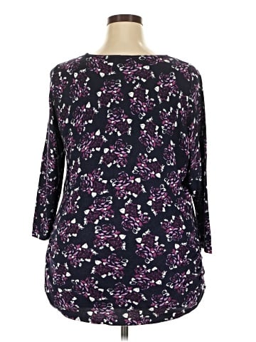 Lane Bryant Outlet 3/4 Sleeve Blouse (view 2)