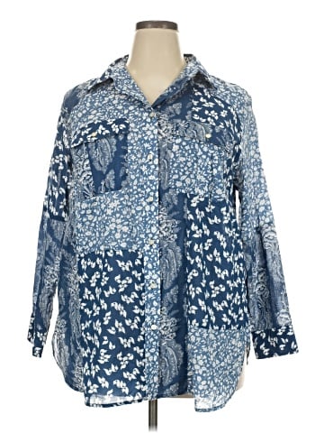 Lauren by Ralph Lauren Long Sleeve Blouse (view 1)