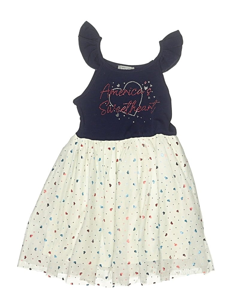 Pre-owned Berkley Jensen Kids' Dress In Blue