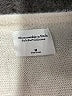 Abercrombie & Fitch 100% Wool Solid Ivory Wool Pullover Sweater Size M - photo 7