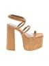Cult Gaia 100% Leather Tan Sandals Size EU 39 - photo 1