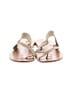 M. Gemi 100% Leather Gold Sandals Size EU 40 - photo 2