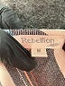 Rebellion 100% Rayon Stripes Gray Romper Size M - photo 4