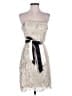 Cache Silver Cocktail Dress Size 4 - photo 1