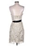 Cache Silver Cocktail Dress Size 4 - photo 2