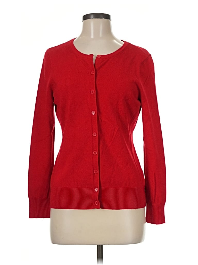 Pre-owned Unbranded Cardigan Sweater In Red