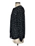 Eva Longoria 100% Recycled Polyester Polka Dots Black Long Sleeve Blouse Size XS - photo 5