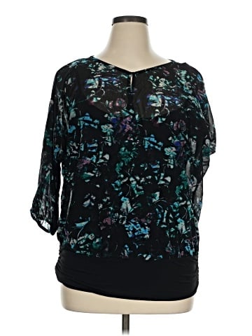 JLo by Jennifer Lopez 3/4 Sleeve Blouse (view 1)