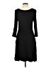 SO Solid Black Casual Dress Size L - photo 2