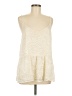 HD in Paris Ivory Sleeveless Blouse Size M - photo 1