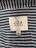 JOA 100% Cotton Stripes Gray Blue Jumpsuit Size S - photo 4