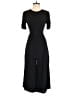 ASOS 100% Viscose Solid Black Jumpsuit Size 4 - photo 1