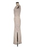 No Comment Stripes Tan Casual Dress Size M - photo 5