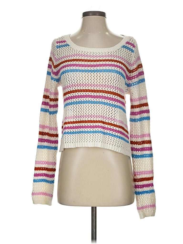 Pre-owned L*space Pullover Sweater In White