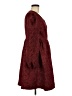 Monki 100% Polyester Paisley Burgundy Cocktail Dress Size M - photo 4
