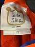 Little King Orange Pullover Hoodie Size 2T - photo 3