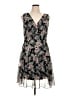 Connected Apparel Floral Black Cocktail Dress Size 16 - photo 1