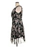 Connected Apparel Floral Black Cocktail Dress Size 16 - photo 5