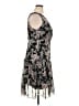 Connected Apparel Floral Black Cocktail Dress Size 16 - photo 4