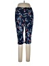 St. John's Bay Floral Blue Active Pants Size 14 (petite) - photo 1