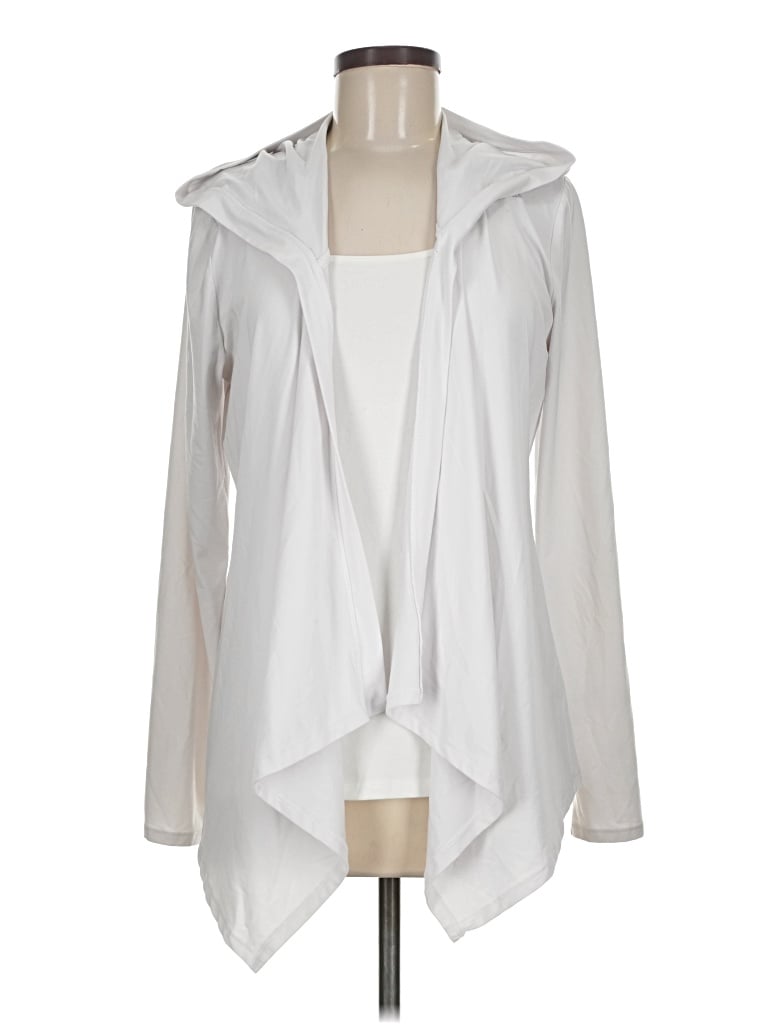 Pre-owned Reebok Cardigan Sweater In White