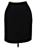 Michele 100% Polyester Solid Black Formal Skirt Size 10 - photo 2