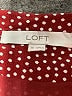 Ann Taylor LOFT Polka Dots Burgundy Romper Size 10 - photo 4