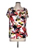 212 Collection Floral White Short Sleeve T-Shirt Size L - photo 1