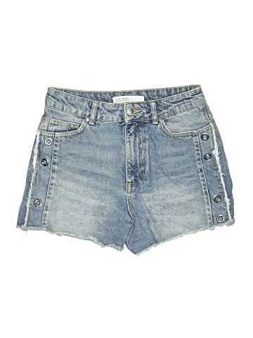 Zara Basic Denim Shorts (view 1)