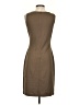 St. John Solid Brown Casual Dress Size 4 - photo 2